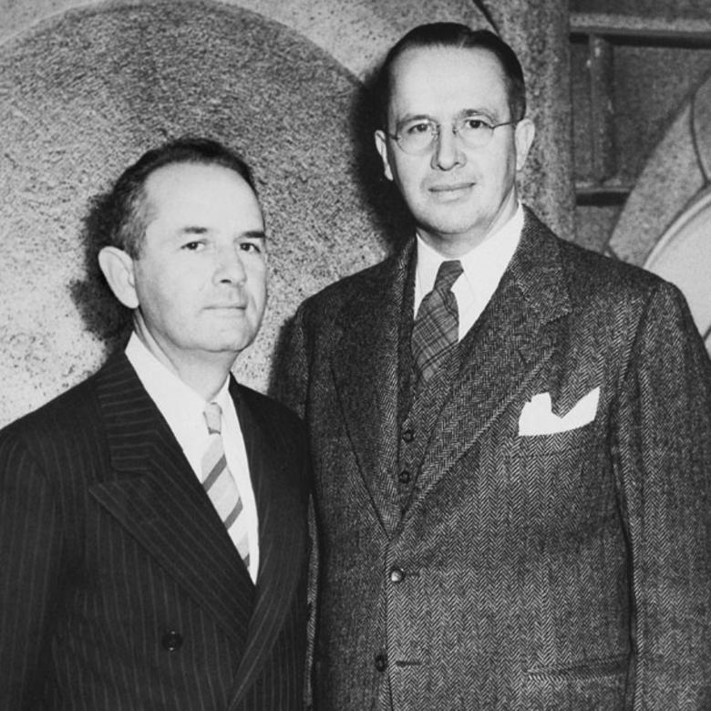 Spencer W. Kimball and Ezra Taft Benson, 1943